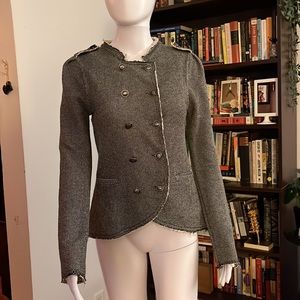 Grey Button Jacket— Cozy and Chic!